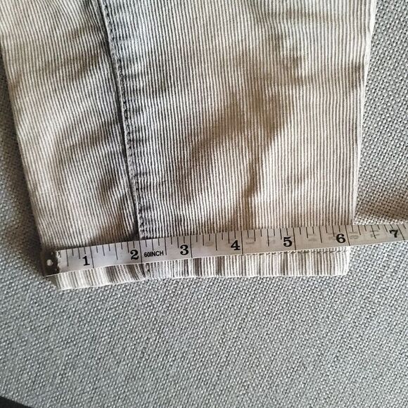 Free People Skinny Leg Low Rise washed out Gray Corduroy Pants Womens 28 - Picture 12 of 12